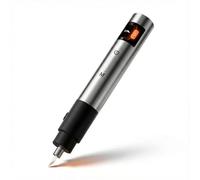 Elprico Ultrasonic Cutter, coltello ultrasonico, 40 kHz, 30 W, con 3 livelli di velocità, display OLED, 50 lame e illuminazione a LED per resina plastica, stampe 3D e progetti fai da te (spina europea