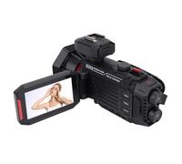 Elprico Videocamera per Videocamera, Fotocamera Vlogging 4K per YouTube, 50x Digital Zoom da 3,0 Pollici Display Colorato AutoFocus WiFi Vlogging Camera, Fotocamera Digitale per (BLACK)