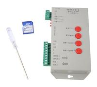 Elqubkan Driver LED RGB T1000S Scheda SD Controller 2048 Pixel per striscia a LED WS2801 WS2811 WS2812B SK6812 LPD6803
