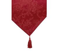 Elrene Home Fashions Runner da tavola in jacquard con stella di Natale, 33 x 177,8 cm, rosso