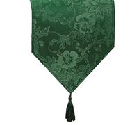 Elrene Home Fashions Runner da tavola in jacquard con stella di Natale, 33 x 177,8 cm, verde