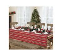 Elrene Home Fashions Shimmering, Rosso, 52" x 70" (Tablecloth)