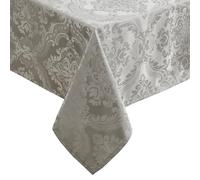 Elrene - Tovaglia damascata, Poliestere, Argento, 60" x 120"