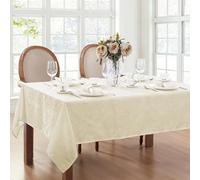 Elrene Tovaglia damascata, poliestere, avorio, 152,4 x 213,4 cm, rettangolare
