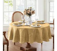 Elrene Tovaglia damascata, poliestere, oro, 152,4 x 213,4 cm, ovale