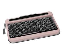 ELRETRON (Us Language della Tastiera Penna Bluetooth con Tasti Neri Tappo Cromato Switch-Cherry MX Blu Baby Pink