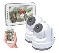 ELRO BC3000-2 Royal Baby Monitor con monitor touchscreen HD da 12,7 cm e app con telecamera aggiuntiva, 1 pezzo (confezione da 1)