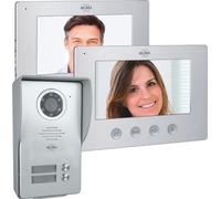 ELRO DV4000-2 Kit Videocitofono │ 2 Appartamenti │ Telecamera 1080P Full HD con Visione Notturna │ Cavo a 4 Fili │ 16 Suonerie