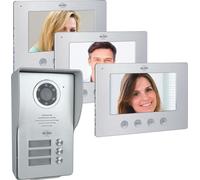 ELRO DV4000-3 Videocitofono DV4000, Grey, per 3 famiglie