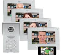 ELRO DV4000IP-4 Videocitofono DV4000IP, Grey, per 4 famiglie