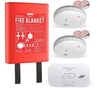 ELRO FF040411 Kit di Protezione antincendio, Bianco, 4 Pezzi