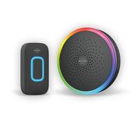 ELRO Kit campanello wireless DB5000 - LED multicolore - ricevitore a batteria - portata 300 m - IP44 impermeabile - 61 melodie