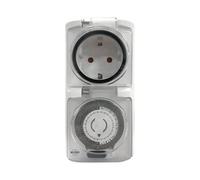 ELRO TO1500 Interruttore orario meccanico da esterno | Impermeabile IP44 | Tempi di commutazione di 30 minuti | Fino a 3600W