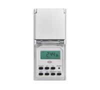 ELRO TO3000 Interruttore orario digitale per esterni con programma settimanale programmabile | 10 tempi di commutazione al giorno | funzione casuale | impermeabile IP44 | fino a 3600W