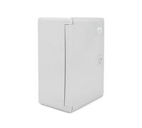 ELS Elektrotechnika Armadietto per circuiti industriali, IP65, piastra di montaggio zincata, con guarnizione perimetrale, alloggiamento a parete, alloggiamento vuoto in plastica ABS, 27x36x16 cm