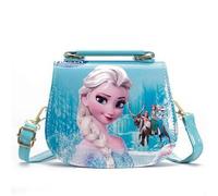 Elsa Borse da ragazza Frozen 2 Regina di Ghiaccio Bambini Borsa a tracolla con Anna ed Elsa 2 Giocattoli, Blu