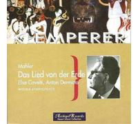Elsa Cavelti Das Lied Von Der Erde (Klemperer, Vienna So, Cavelti) (CD) Album