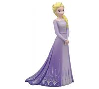 Bullyland 13510 - Set di figure di gioco, Walt Disney, Frozen 2, Elsa con vestito viola, alto circa 10 cm, figura dipinta a mano, senza PVC, per bambini per il gioco d'immaginazione