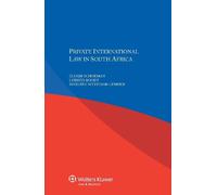 Elsabe Schoeman Christa Roodt Marlene W Private International Law in (Tascabile)