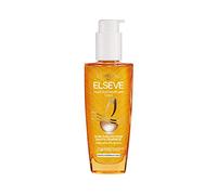Elsève Huile Extraordinaire (versione francese), lozione all'olio di cocco senza risciacquo, nutrizione e leggerezza, per capelli da normali a secchi 100 ml