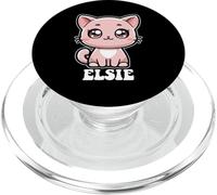 Elsie - Simpatico gatto gattino design per ragazze nome Elsie PopSockets PopGrip per MagSafe