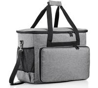 Elsjoy Custodia per macchina da cucire, borsa universale per il trasporto con imbottitura rimovibile, custodia portatile per macchina da cucire, borsa organizer per la maggior parte delle macchine