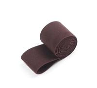 ELSKBRUN 6 Metri 4cm di Larghezza fettuccia Elastica Colore Nylon Elastico Abbigliamento Accessori per Cucire Fai da Te, caffè, 40mm
