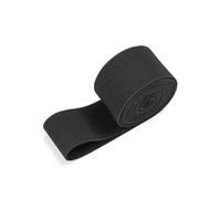 ELSKBRUN 6 Metri 4cm di Larghezza fettuccia Elastica Colore Nylon Elastico Abbigliamento Accessori per Cucire Fai da Te, Nero, 40mm