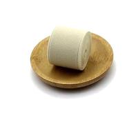 ELSKBRUN Fascia Elastica ispessente di Colore Largo 5 Metri e 4cm per Accessori per Cucire Biancheria Intima Fai da Te, Beige, 40mm