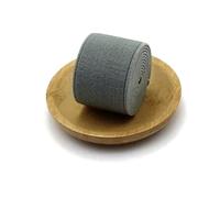 ELSKBRUN Fascia Elastica ispessente di Colore Largo 5 Metri e 4cm per Accessori per Cucire Biancheria Intima Fai da Te, Grigio, 40mm