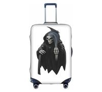 ELSMZXZD 3D Grim-Reaper - Copertura per bagagli da viaggio, copertura elastica per trolley, impermeabile e resistente ai graffi, adatta per trolley da 46-81 cm, 3D, M, Organizer per borse