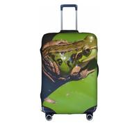 ELSMZXZD Copertura per bagagli da viaggio 3D con rana e albero della pace, copertura elastica per trolley, impermeabile e resistente ai graffi, adatta per trolley da 45-81 cm, 3D, L, Organizer per