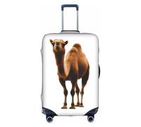 ELSMZXZD Copertura per bagagli da viaggio 3D, motivo cammello del deserto, copertura elastica per trolley, impermeabile e antigraffio, adatta per trolley da 45,7 a 81,7 cm, 3D, XL, Organizer per borse
