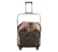 ELSMZXZD Copertura per bagagli da viaggio con carlino 3D, copertura elastica per trolley, impermeabile e resistente ai graffi, adatta per trolley da 45,7 a 81,7 cm, 3D, L, Organizer per borse