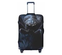 ELSMZXZD Copertura per bagagli da viaggio con ragno nero 3D, copertura elastica per trolley, impermeabile e resistente ai graffi, adatta per trolley da 45,7 a 81,7 cm, 3D, M, Organizer per borse
