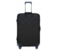 ELSMZXZD Copertura per bagagli da viaggio con teschio in stile gotico 3D, copertura elastica per trolley, impermeabile e antigraffio, adatta per trolley da 45,7 a 81,7 cm, 3D, XL, Organizer per borse