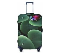 ELSMZXZD Copertura per bagagli da viaggio con tre foglie e insetti seduti 3D, copertura elastica per trolley, impermeabile e antigraffio, adatta per trolley da 45,7 a 81,7 cm, 3D, XL, Organizer per