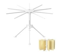 Elsrantor Stendi Pasta Fresca, Essiccatore per Pasta con 10 Bracci Estensibili, Stendino Pieghevole per Pasta, Supporto per Spaghetti, Stendino per Spaghetti Freschi Fatti in Casa per Tagliatelle