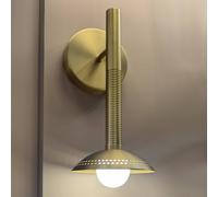 Elstead Applique a LED Arden, color oro, altezza 36 cm, metallo, dimmerabile ELSTEAD