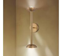 Elstead Applique a LED Arden, color oro, altezza 57 cm, a 2 luci, in metallo, ELSTEAD