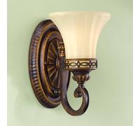 Elstead Applique Drawing Room, a 1 luce, marrone/crema ELSTEAD