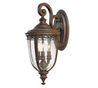 Elstead Applique English Bridle IP44 Ø 21,6 cm bronzo FE-EB2-M-BRB