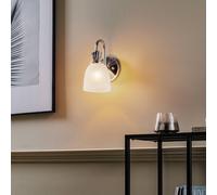 Elstead Applique LED per il bagno Cora, a 1 luce, IP44, vetro ELSTEAD
