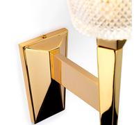 Elstead Applique LED Verity, IP44, oro lucido ELSTEAD