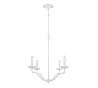 Elstead Feiss Annie Lampadario multi braccio in gesso bianco