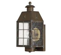 Elstead Hinkley Nantucket - Lampada da parete per esterni in ottone anticato IP44