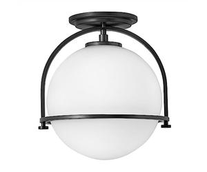 Elstead Hinkley Somerset Globe Lampada da soffitto Nero