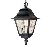 Elstead Lighting Lampada a sospensione per esterni Norfolk NR9-BLK E27 IP43