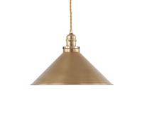 Sospensione Industrial Nordica Provence Acciaio Ottone Antico 1 Luce E27