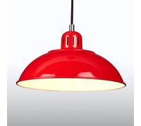 Elstead Lampada a sospensione rossa Franklin stile retrò ELSTEAD